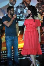 Ajay Devgn, Kangna Ranaut at Grand Music Launch in Delhi for Tezz on 30th March 2012.jpg